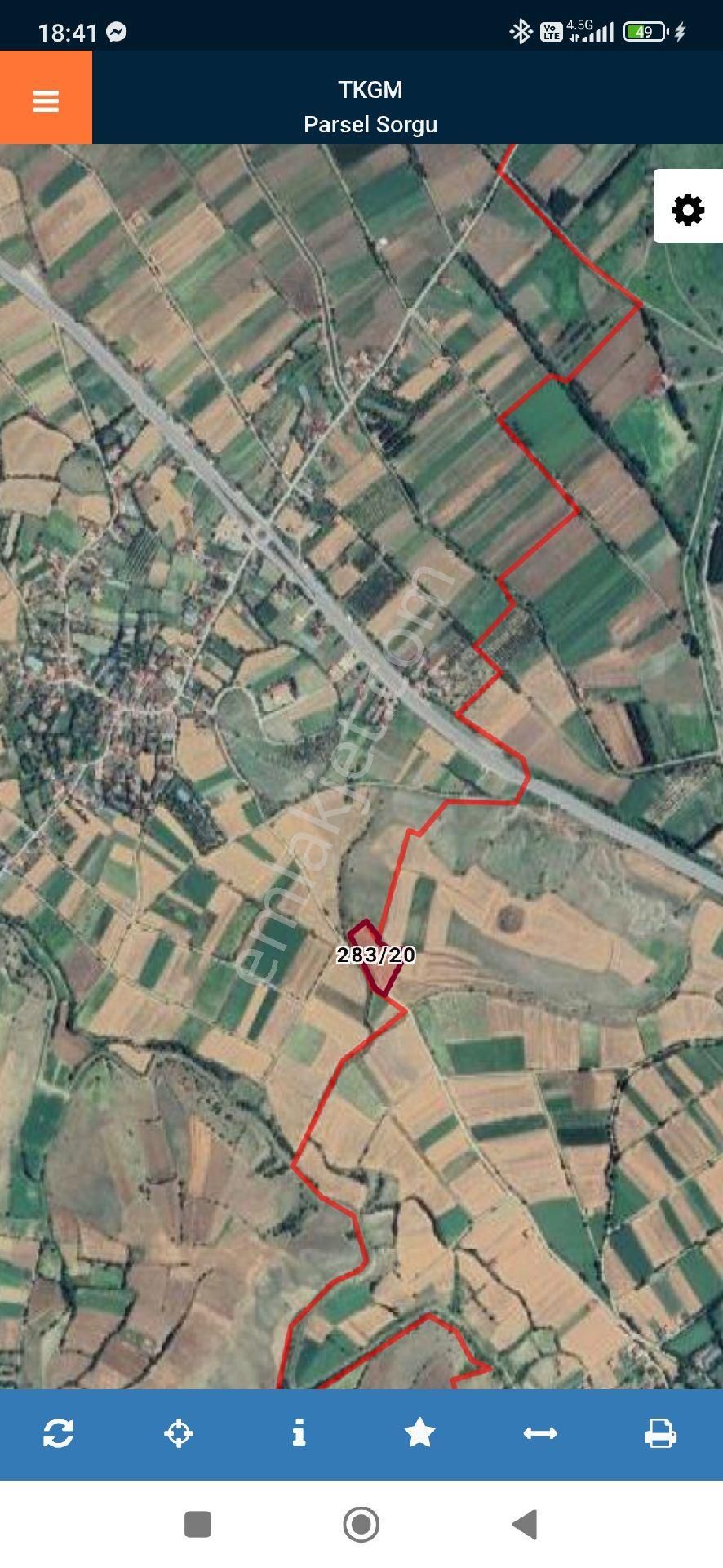 Tokat Erbaa Değirmenli De Satılık 7.600 M2 Tek Tapu Yola Sıfır Arazi - Görsel 3
