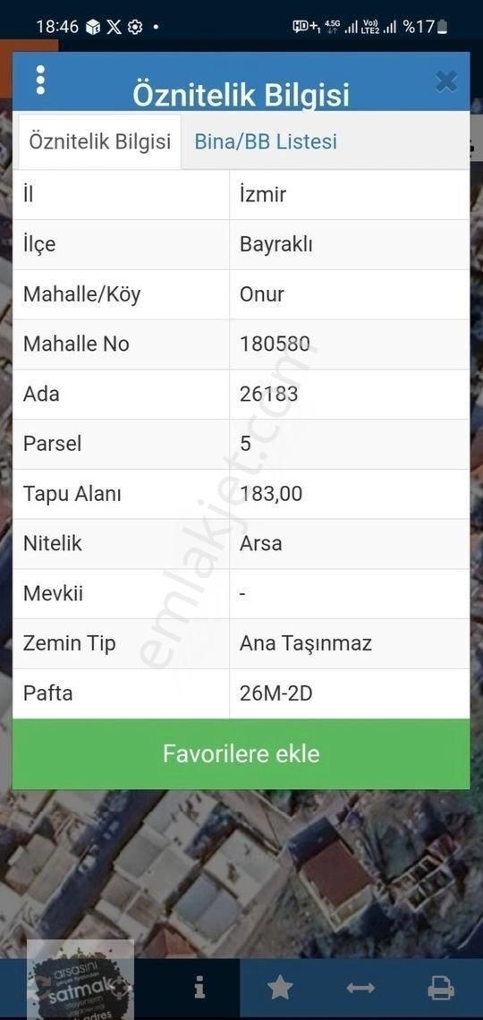 İzmir Bayraklı Da Komple Satılık Bina