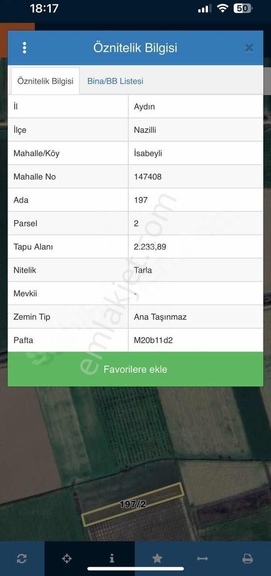 İsabeyli'de Satılık 2.233 M2 Verimli Tarla
