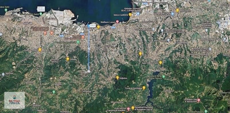Başiskele Havuzlubahçe Mh. 5800 M2 Yatırımlık Arsa