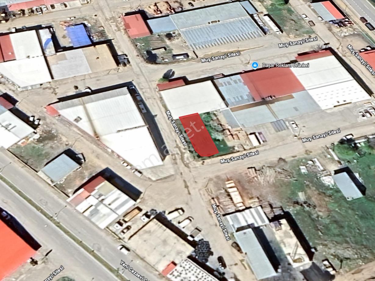 İdenova'dan Muş Sanayi Sitesi'nde Satılık Köşe Parsel! 186m² Sanayi Arsası