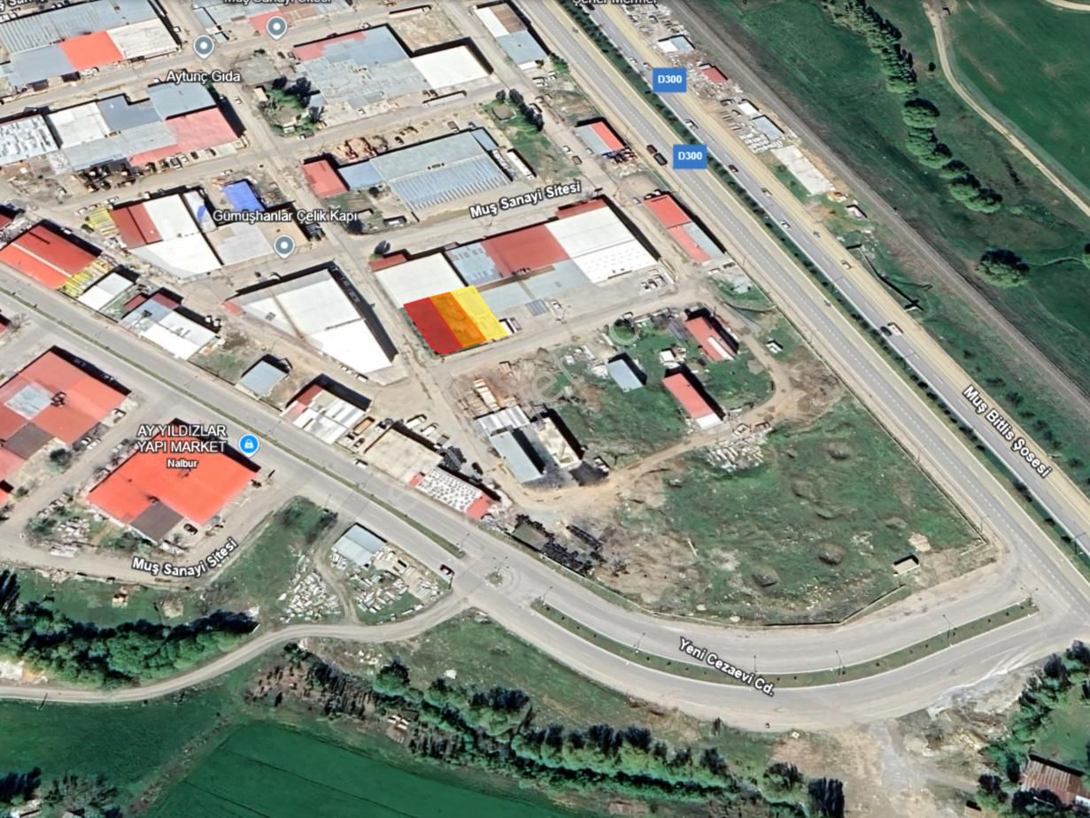 İdenova'dan Muş Sanayi Sitesi'nde Satılık 558m² Sanayi İmarlı Arsa