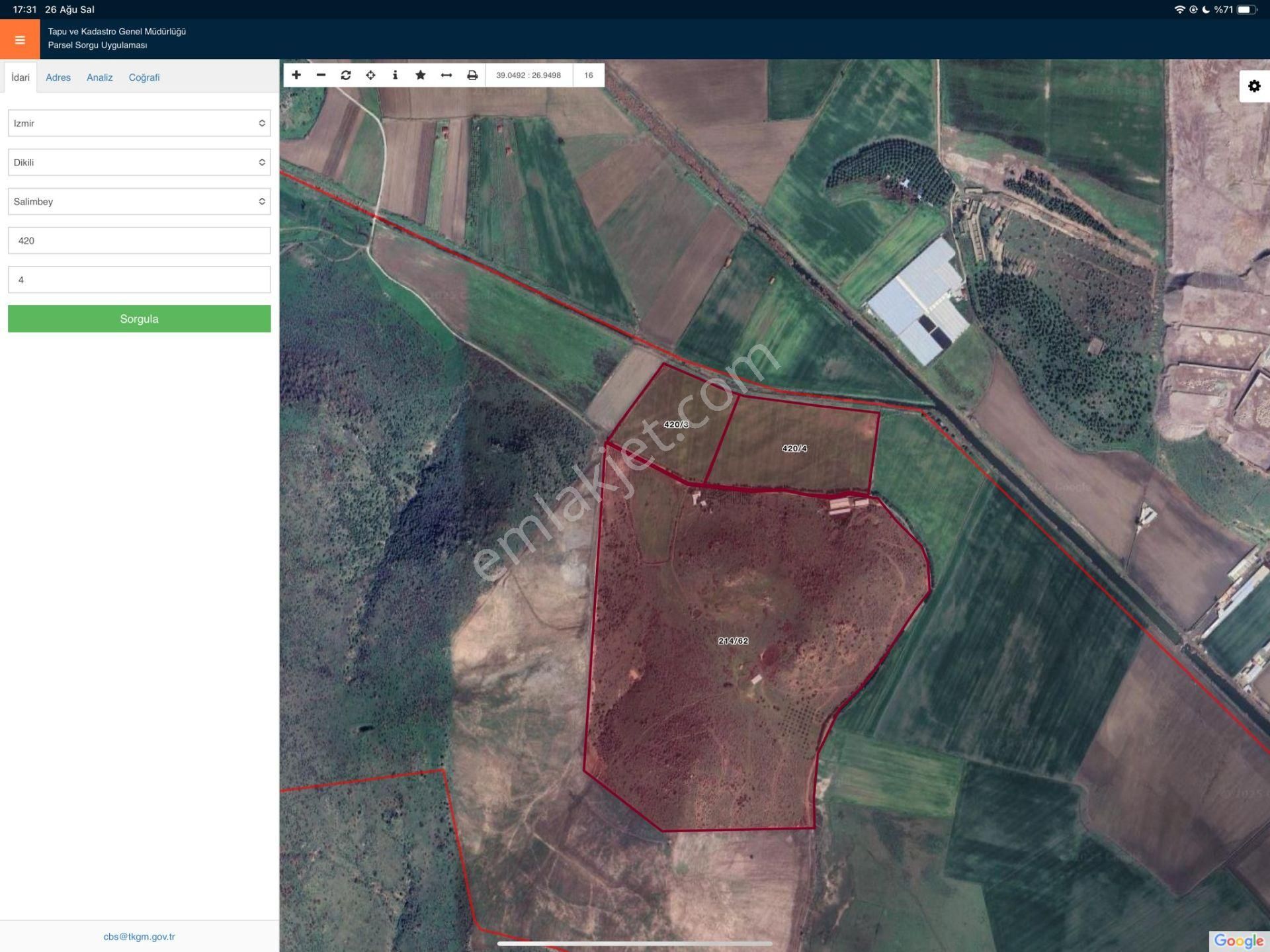 Merkez'den İzmir Dikili'de Tarla Sulama Kanalı-meraya Cepheli - Görsel 2