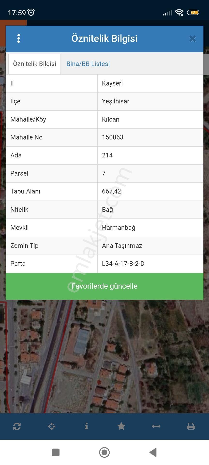 Kaçmaz Emlaktan Yeşilhisar Merkezde Bahçe Kaçmaz Fırsat Kupon Yer - Görsel 6