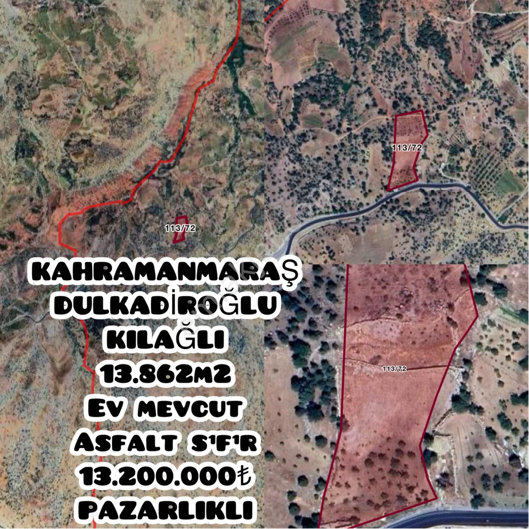 🏡 Satılık Arsa – Kılağlı / Dulkadıroğlu / Kahramanmaraş