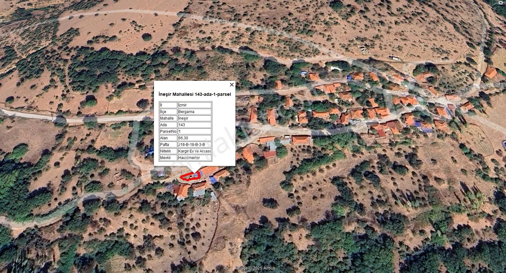 Komutanemlaktan Bergama İneşir Köyünde Köy Evi - Görsel 4