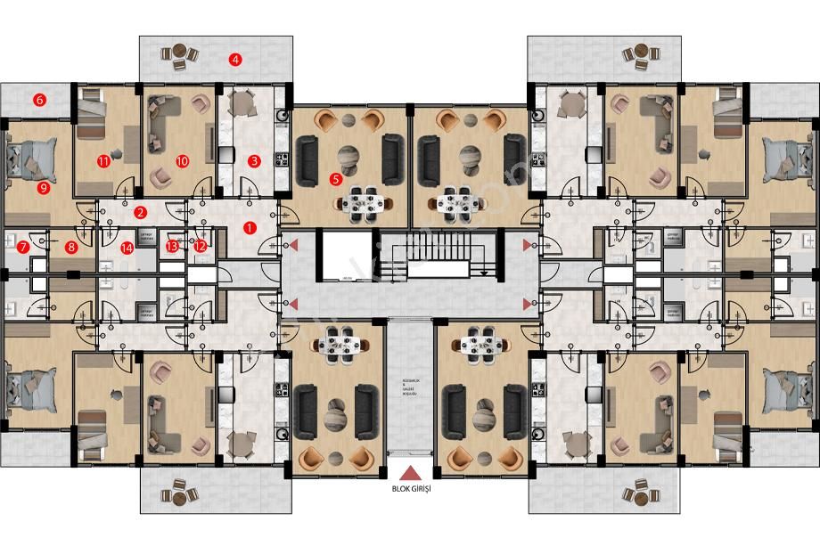 Sedirpark 3+1 Oturmaya Hazır - Görsel 4