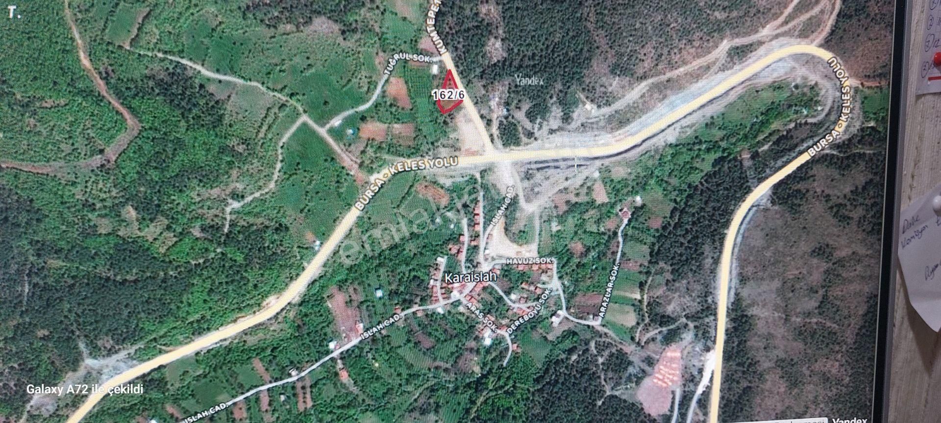 Bursa Kılıç Tan Karaislah Ta 1900m2 Yola Cephe Satılık Bahçe - Görsel 3