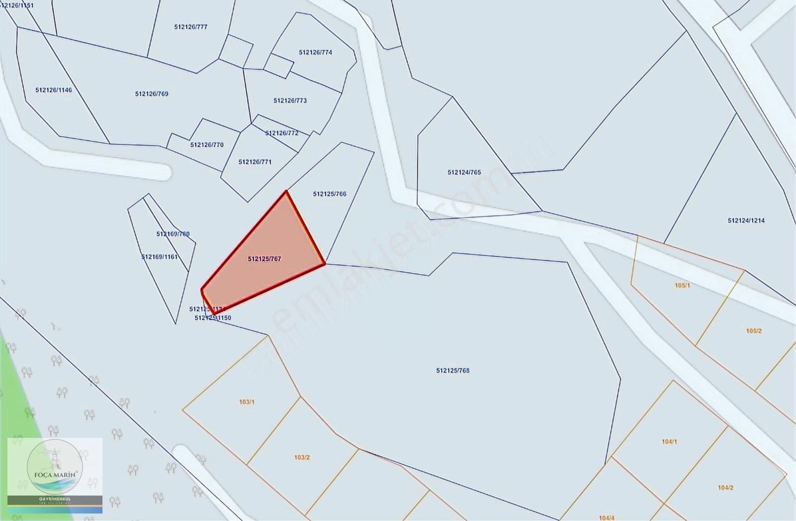 Foça Kozbeylide Köy İçinde Havadar 321 M2 Arsa - Görsel 4