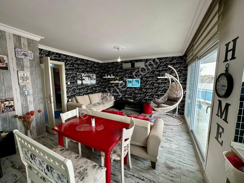 Kuşadası Merkeze Yakın Ful Deniz Manzaralı Eşyalı 2+1 Geniş Satılık Daire - Görsel 22