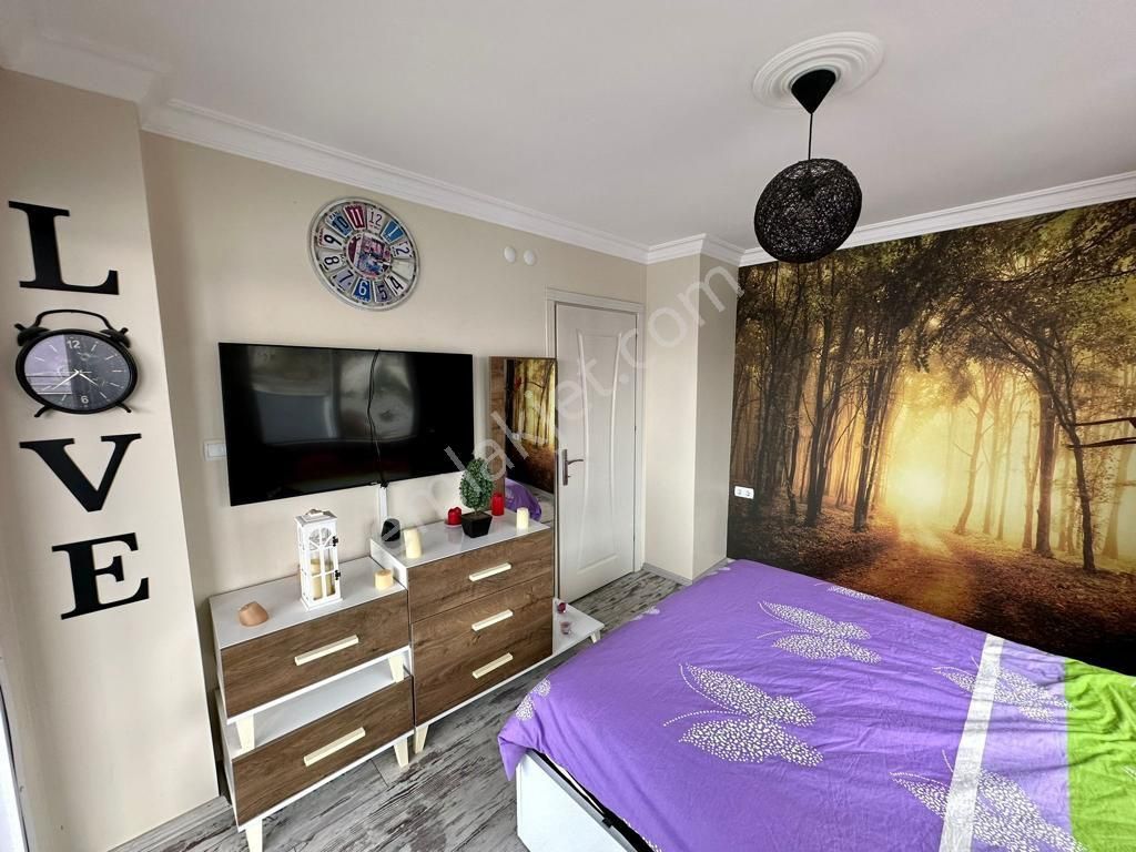 Kuşadası Merkeze Yakın Ful Deniz Manzaralı Eşyalı 2+1 Geniş Satılık Daire - Görsel 21