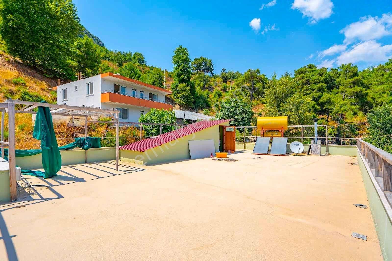 Alanya Asmaca 'da Doğa İle İç İçe Full Manzaralı 1.118 M2 Taş Ev Bahçesi - Görsel 34