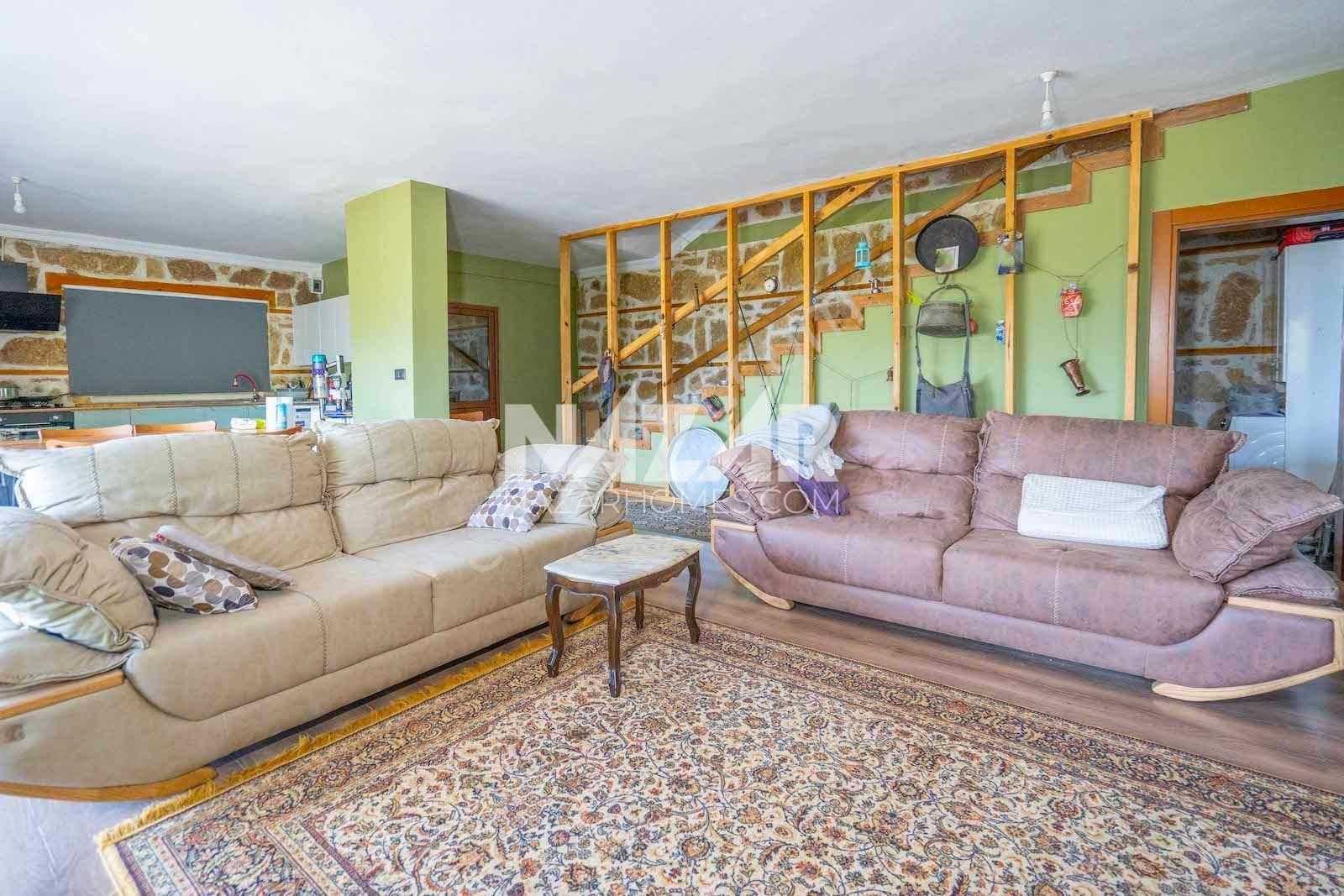 Alanya Asmaca 'da Doğa İle İç İçe Full Manzaralı 1.118 M2 Taş Ev Bahçesi - Görsel 19