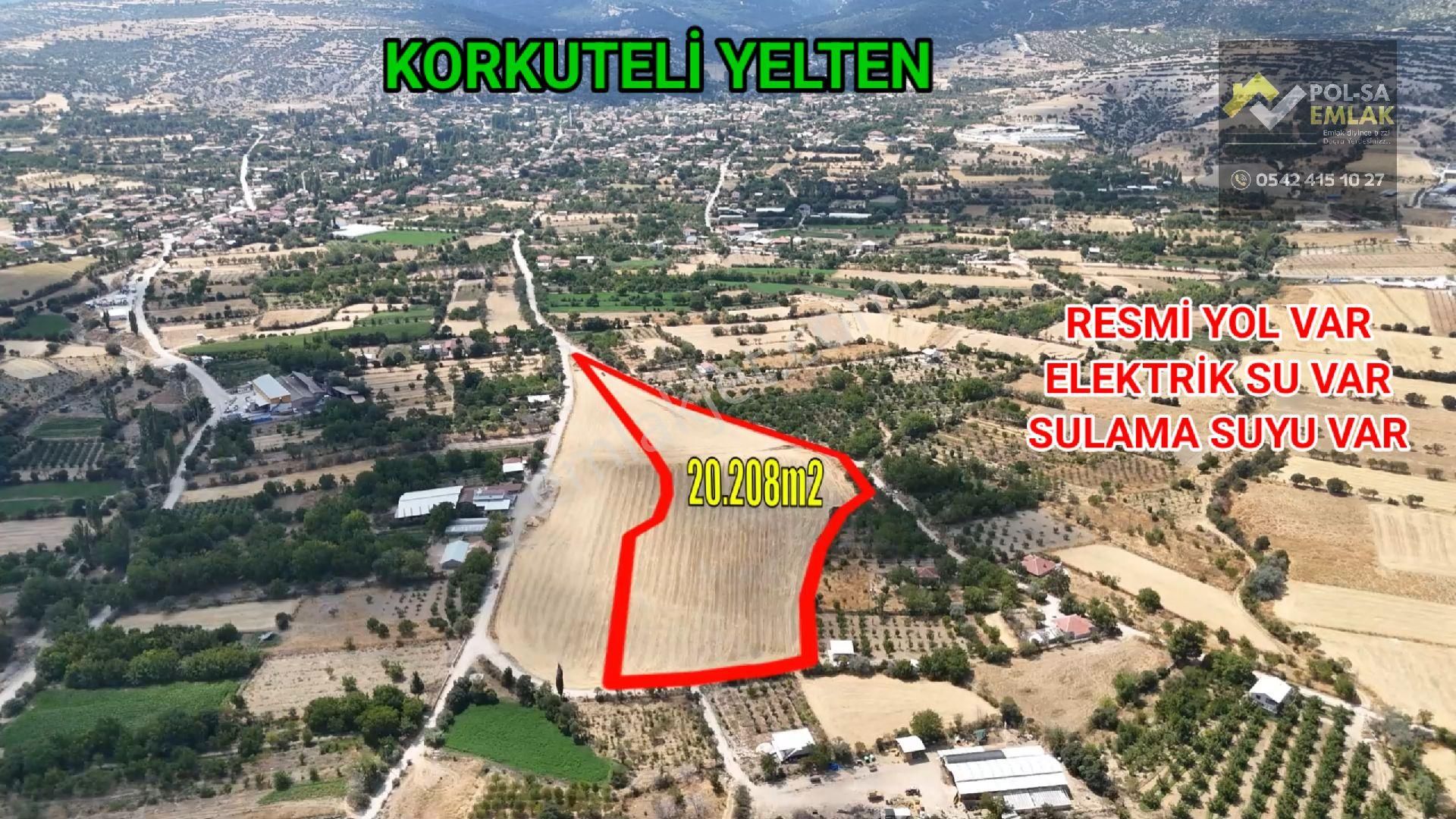 ✅korkuteli✅yelten'de ✅satılık 20.208m2 Tarla