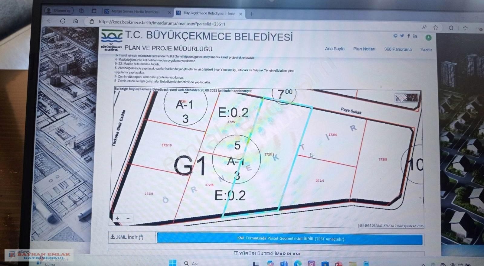 Bayhan Gayrimenkul'den Ana Yola Cephe Satılık 1 Dönüm Arsa - Görsel 8