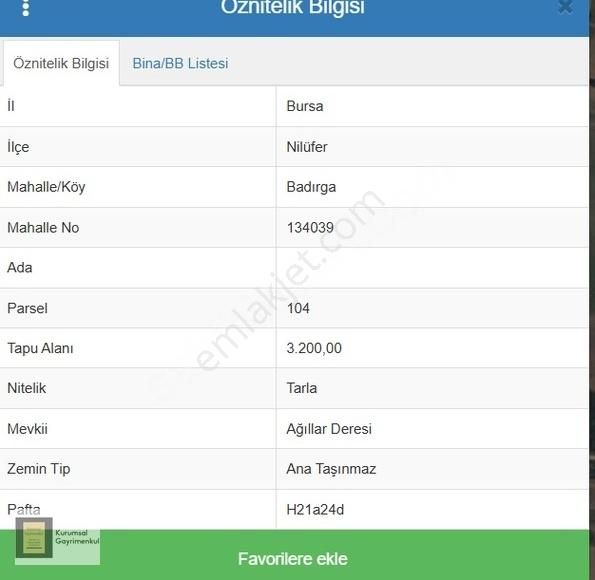 Kurumsal'dan Badırga'da Satılık 3.200 M2 Tarla