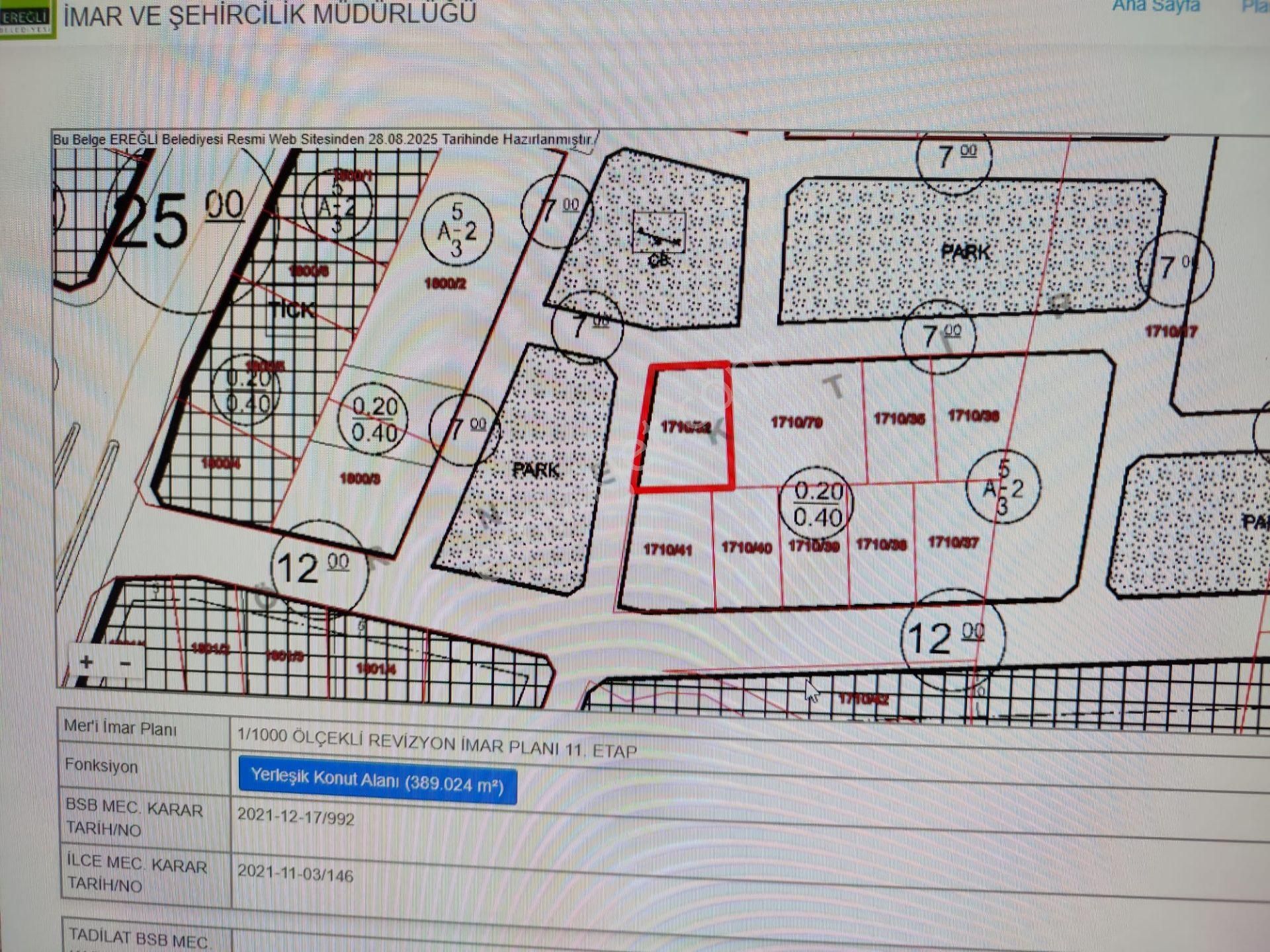 Ziya Gökalp Mah.de 1710 Ada 32 Parselde 408 M² Arsa Üzerinde Müstakil - Görsel 11