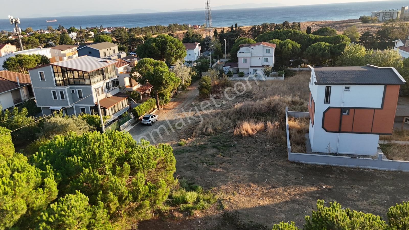 ¯\_evim Yapı _/¯dereağzında Deniz Manzaralı Köşede Müstakil Arsa - Görsel 11