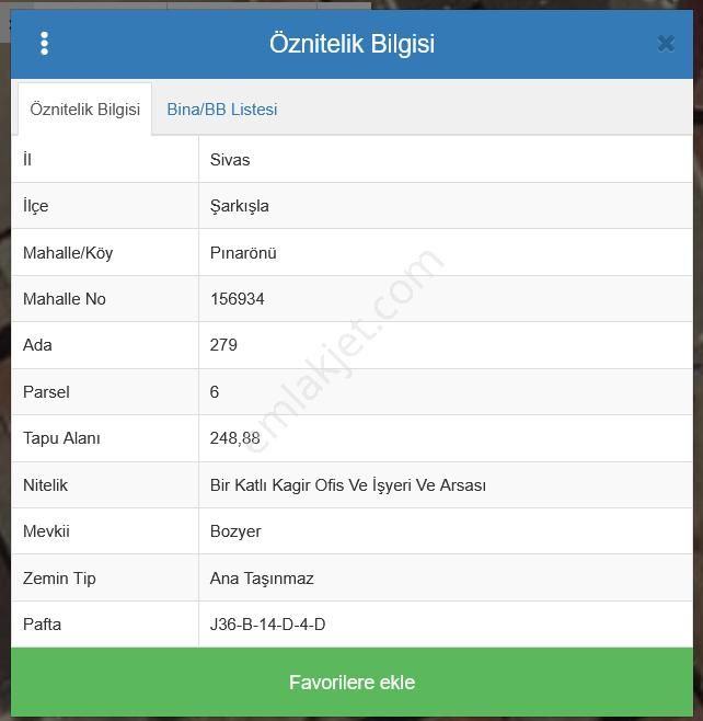 Şarkışla Hsk Rönesans Emlaktan Satılık 2 Adet Dükkan