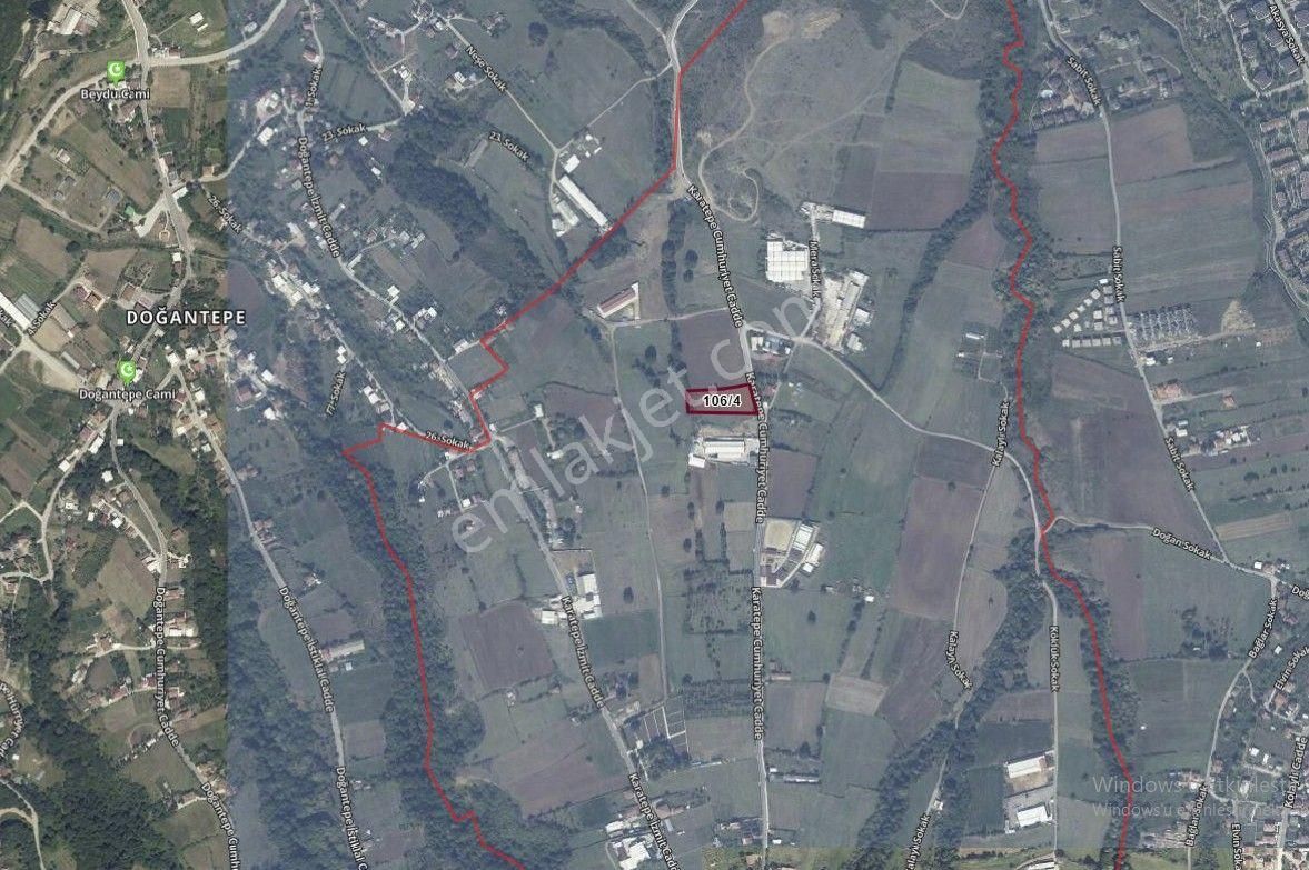 Kartepe Karatepde Satılık Satılık Tarla 4.455,00m2