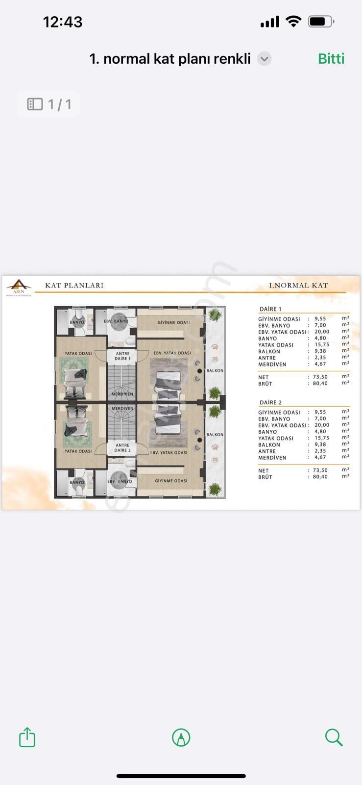 Celaliyede 400 M2 Arsa Ruhsatı Alınmış Hemen İnşaatı Yap 9750,000tl - Görsel 6