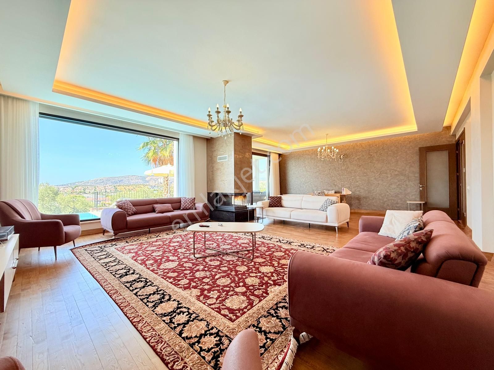 Panaromık Manzara-özel Havuz/otopark-hamam-sauna-fıtness-jakuzı-2500 M2 Bahçe-lüx-tamamı Müstakil - Görsel 18