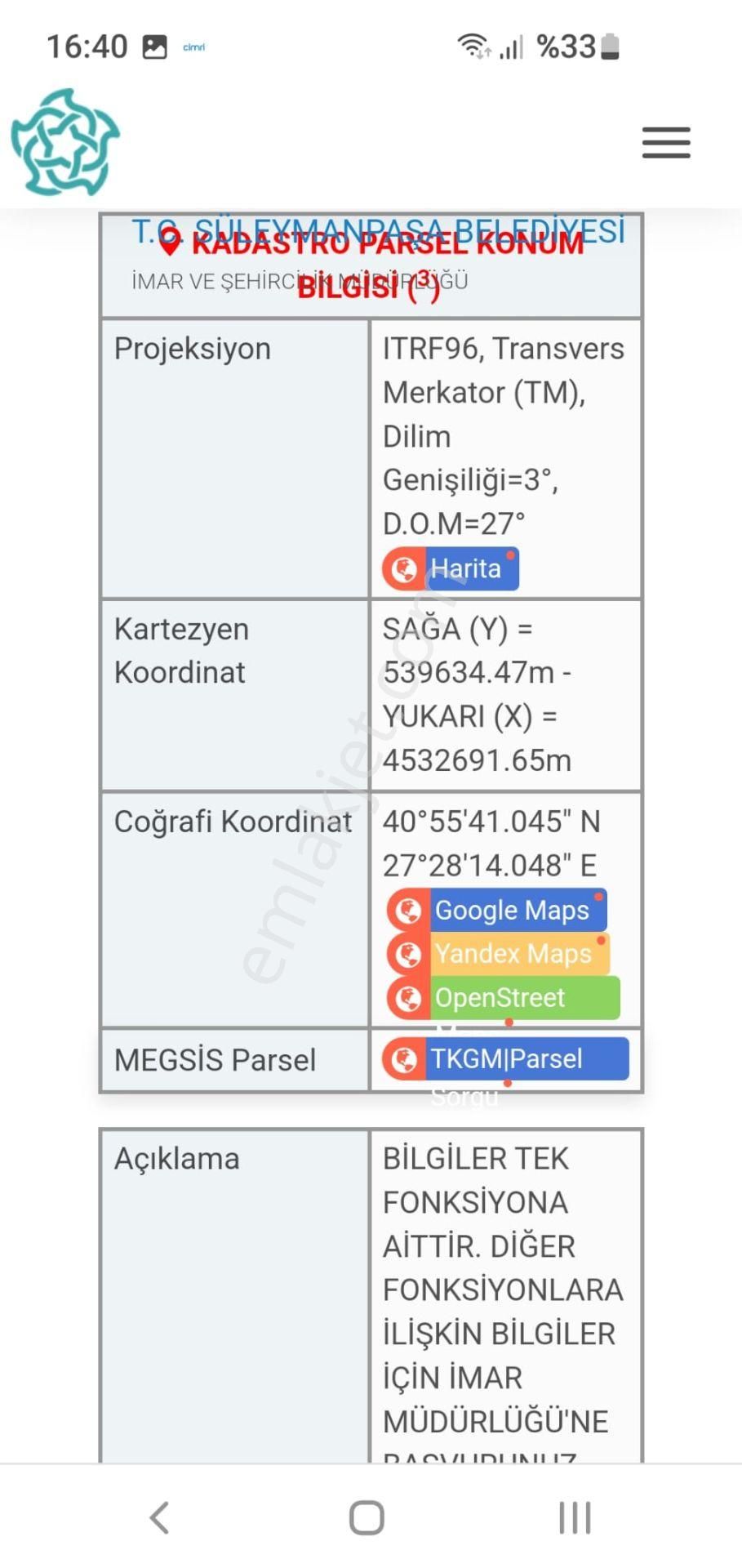 Tekirdağ Topağaç Da 2350 M2 Kat Karşılığı Konut İmarlı Arsa - Görsel 3