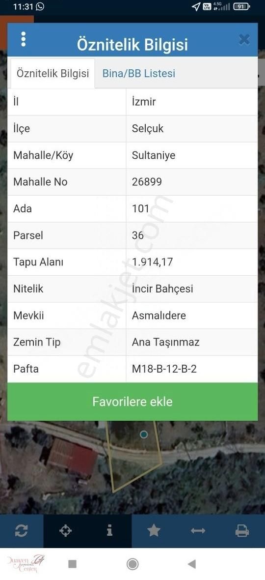 Tam Yatırımlık.çamlık Selçuk Güzergahı,yolu Asfalt.1914m2,acil S - Görsel 4