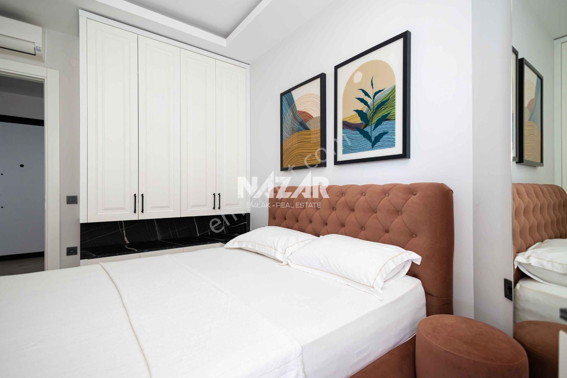 Alanya Cumhuriyet'te Kiralık 1+1 Eşyalı Denize Sıfır Daire - Görsel 26