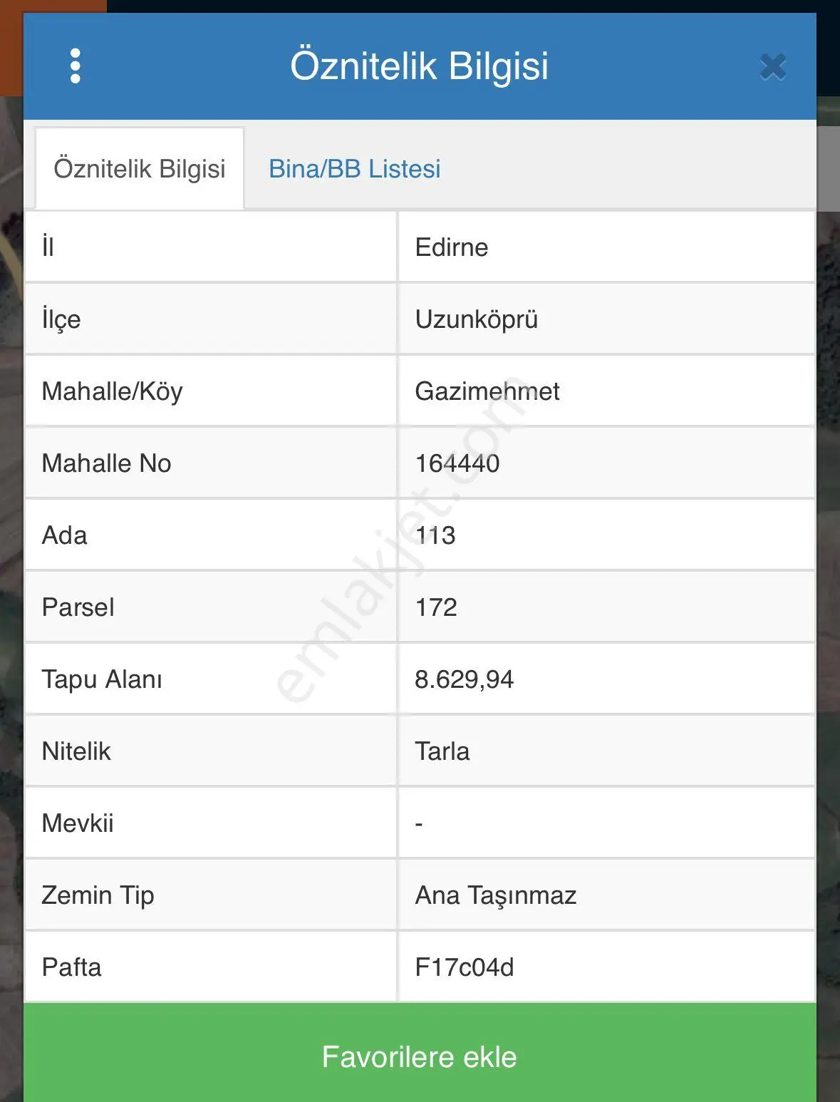 Vizyonlife Gayrimenkulden Asfalt Cephe Tek Tapu İmara Yakın Satılık Tarla - Görsel 2