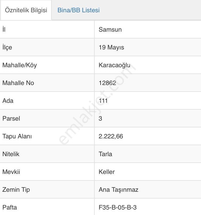 Sandı Emlak Tan Acill Satılık 19.mayıs Karacaoğlunda Satılık 2.200m2 Tarlamız - Görsel 7