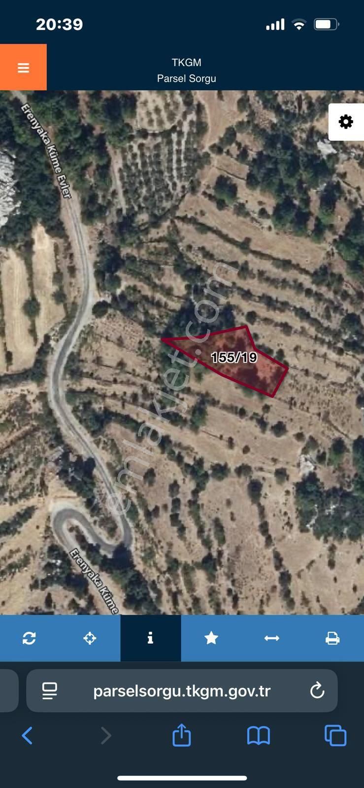 Trent Emlaktan Akseki Erenyaka'da 990 M² Satılık Tarla - Görsel 2