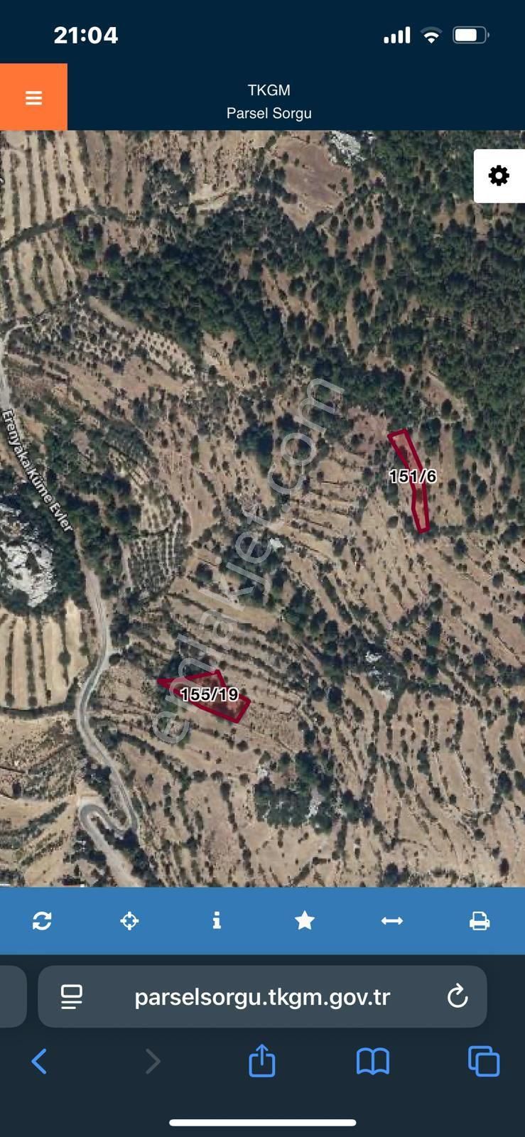 Trent Emlaktan Akseki Erenyaka'da 636 M² Satılık Tarla - Görsel 2