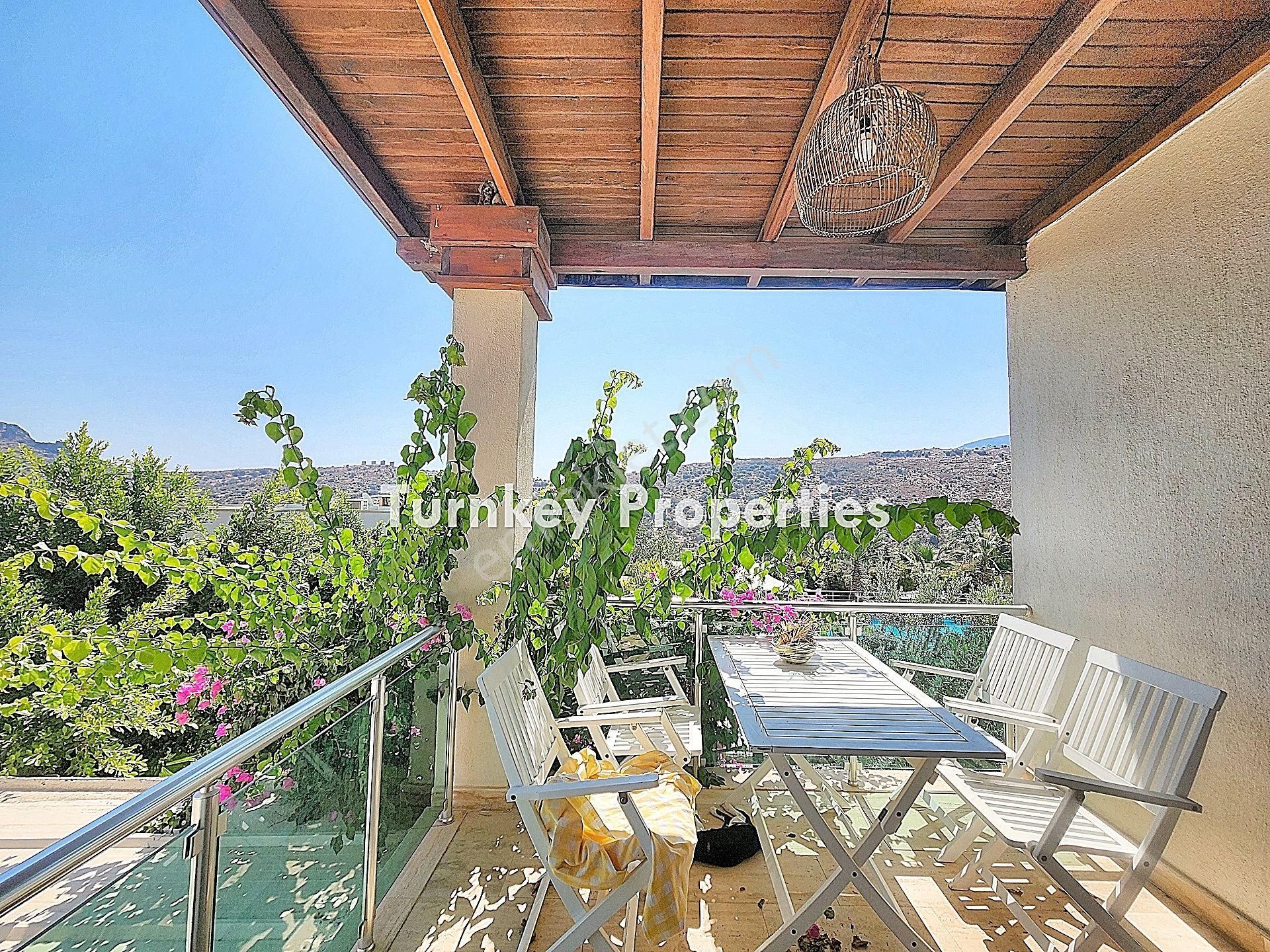 Gündoğan Küçükbük Satılık Üst Kat Daire Vadi Manzaralı - Görsel 5