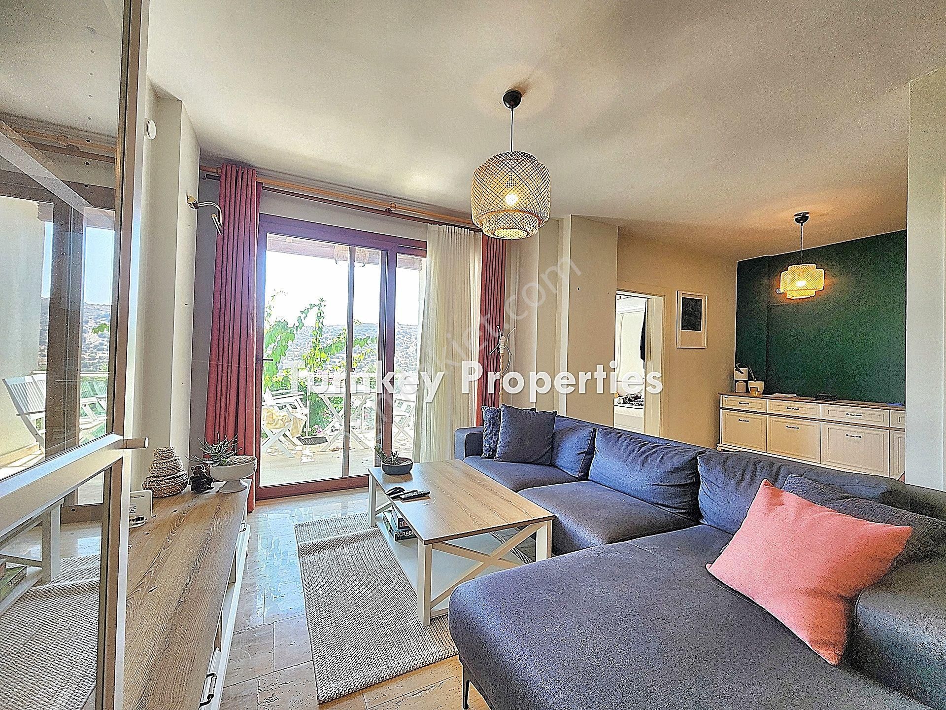 Gündoğan Küçükbük Satılık Üst Kat Daire Vadi Manzaralı - Görsel 8