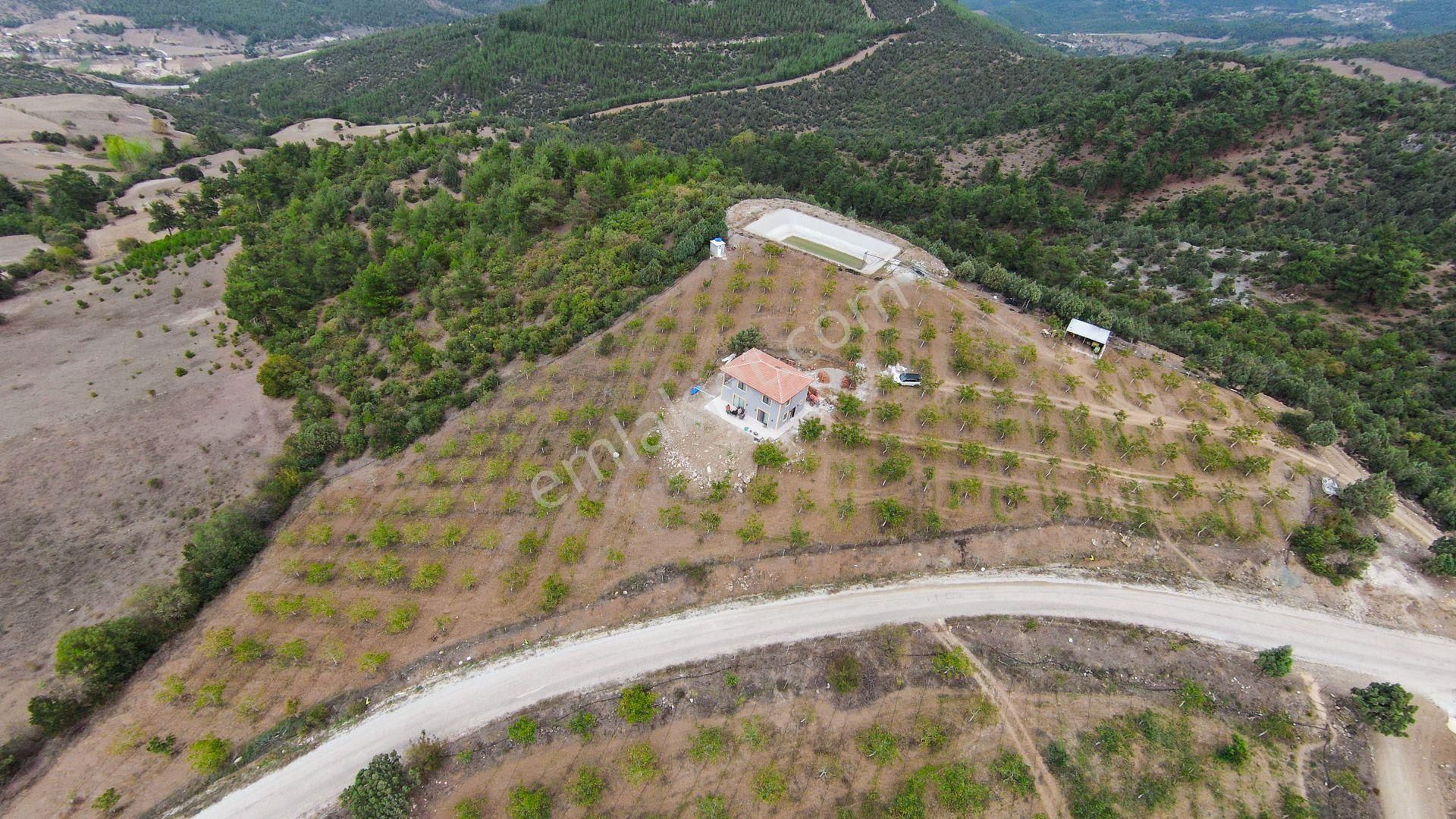 Dursunbey Çınar Köy'de Ceviz Ağaçlı Çiftlik Evi