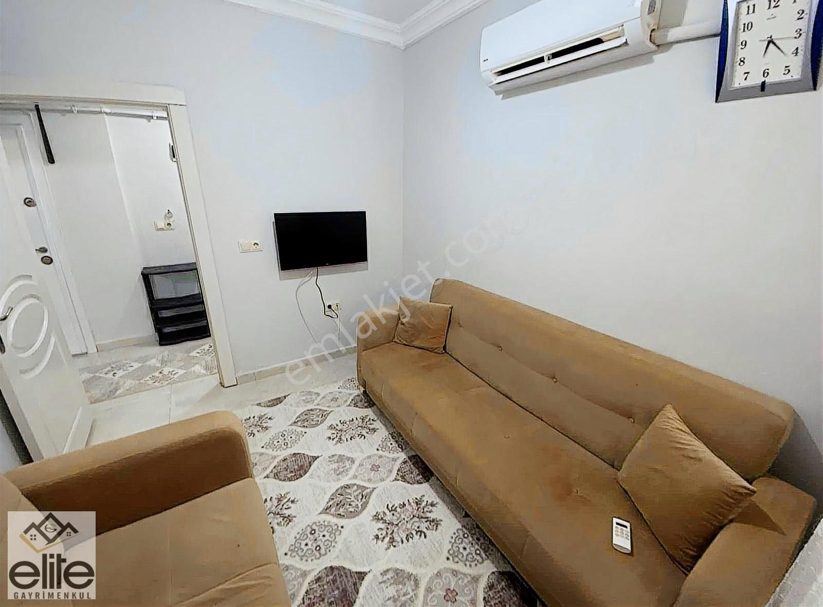 Elite'ten 23 Nisanda Memur Binası Eşyalı Klimalı Bahçe Kat 2+1