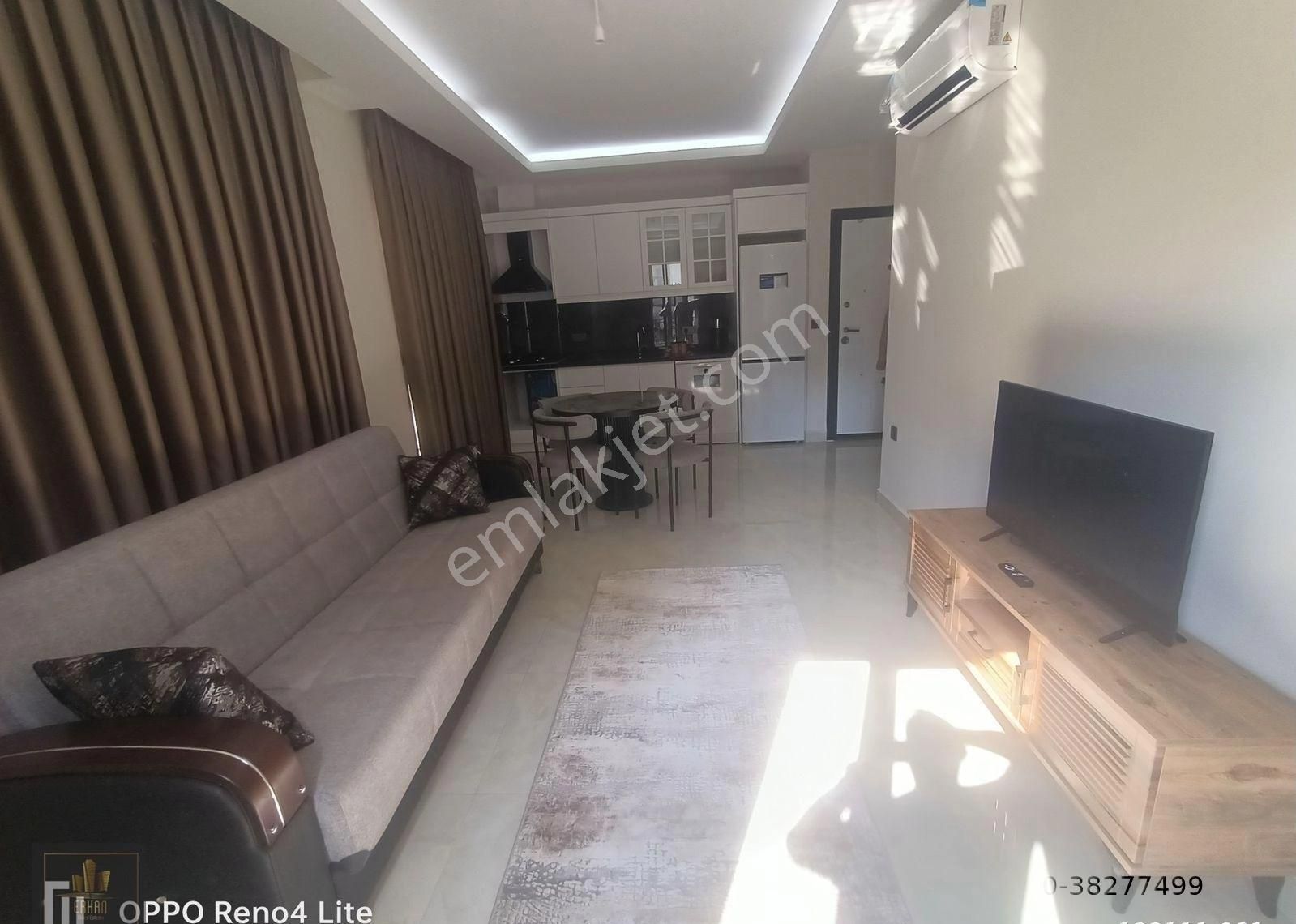 ***alanya Mahmutlarda Full Sosyal Alanlı Sitede Kiralık 1+1 Eşyalı Daire 25.000 Tl. ***