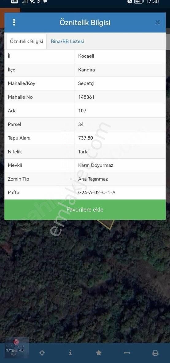 Kandıra Da Satılık Fırsat Arazi !!