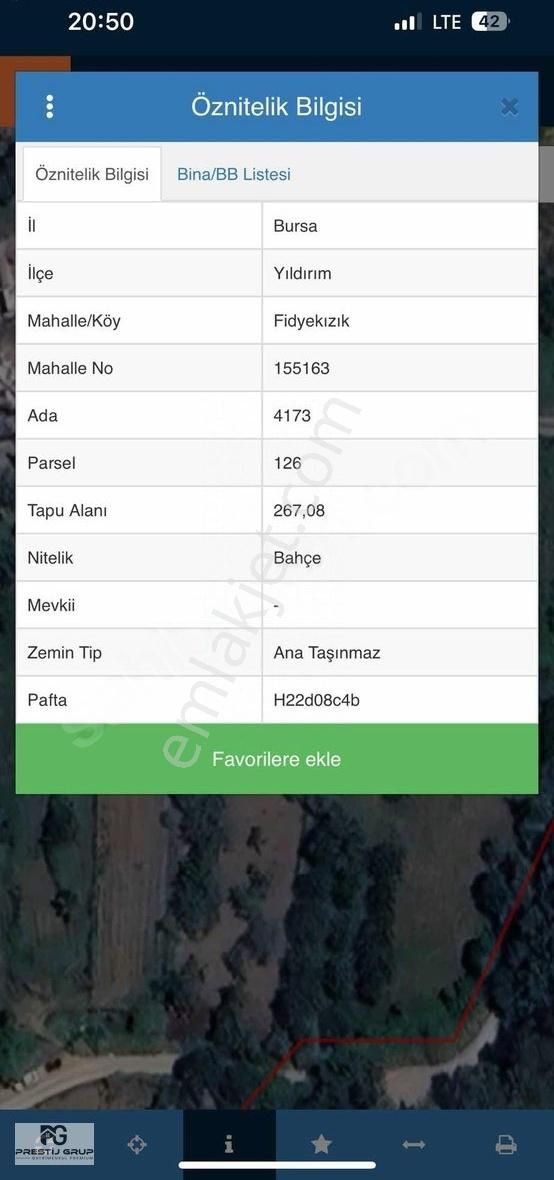 Prrestij Grup'tan Fidyekızık Da Müstakil Tapu Satılık Bahçe - Görsel 2
