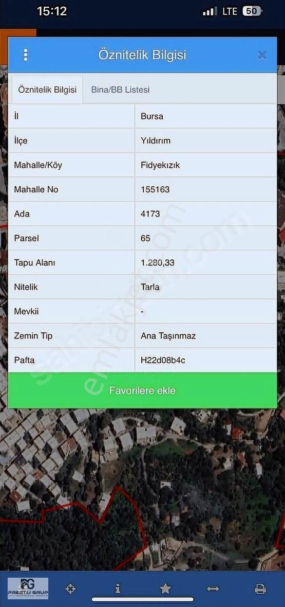 Prestij Grup'tan Fidyekızıkda İmar Sınırı Müstakil Tapulu Tarla
