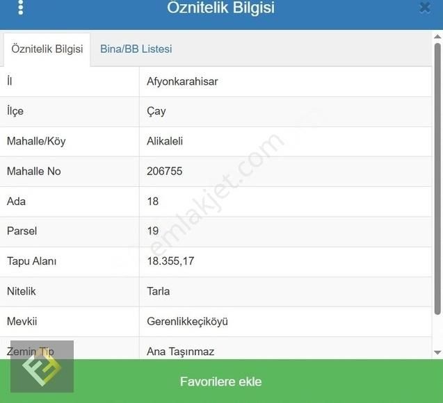 Furkan Emlaktan Aktaş Mah. 18355m² Verimli Tarla