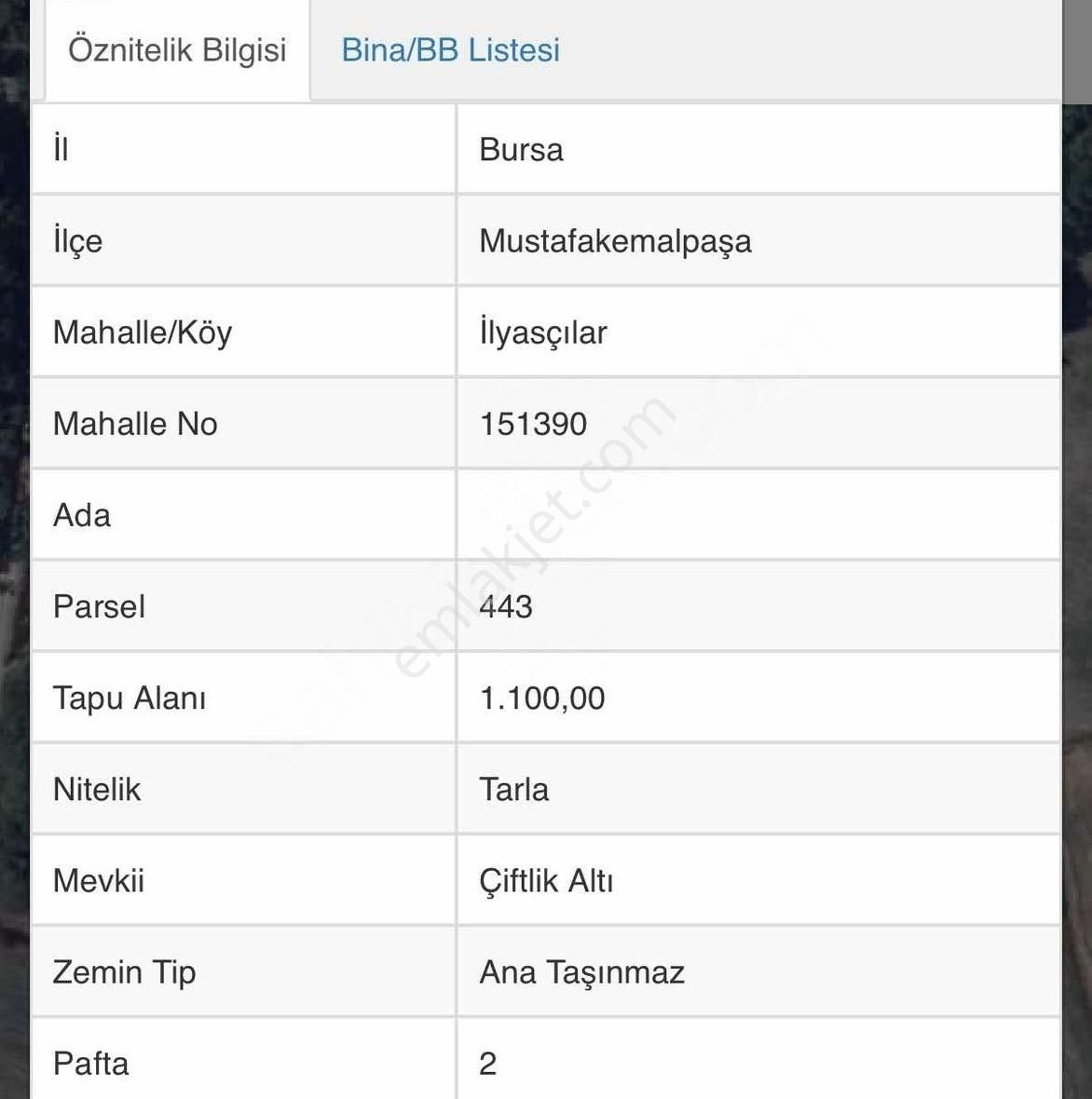 Yatırımlık Fırsat Tarla