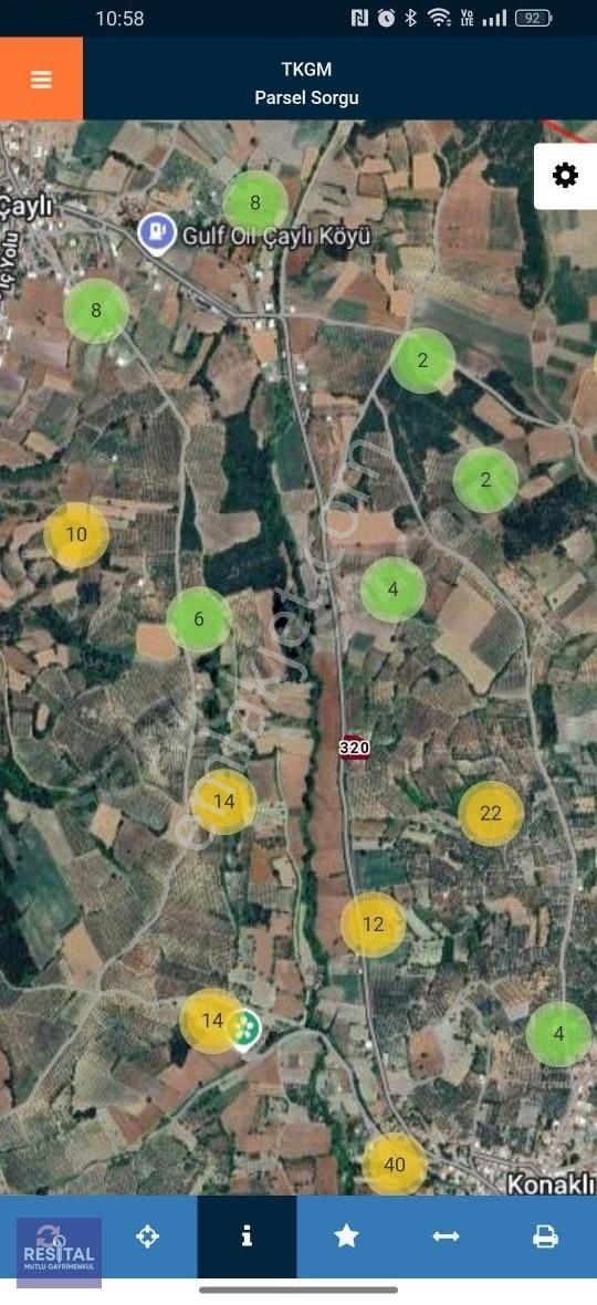 Rs Mutlu Konaklı'da Asfalta Cephe 1700 M2 Tek Tapu Arazi - Görsel 3