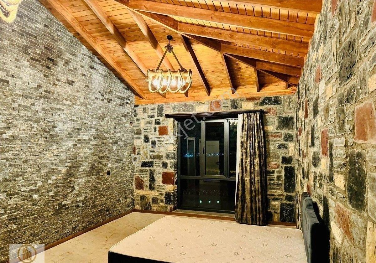 Rüyaların'da Ötesinde O Bir Taş Villa... Honazda Hamamlı Saunalı Havuzlu Satılık Devasa Villa - Görsel 21