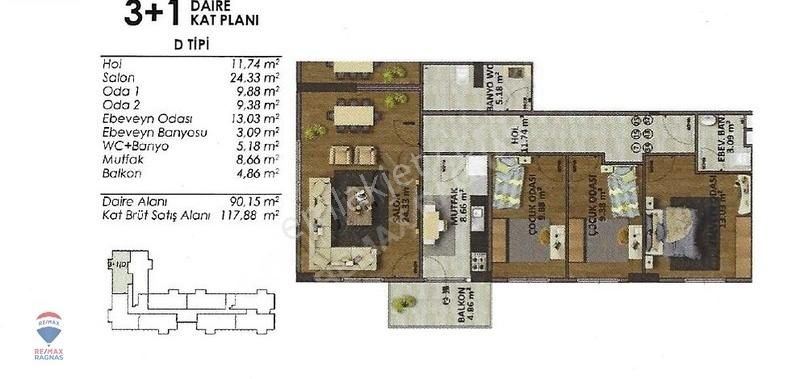 Atalar Bulvar Projesinde Geniş Ferah 3+1 180m² Satılık Daire - Görsel 25