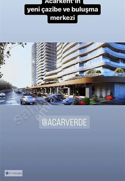 Acce'den Acarkent Acar Verde Rezidans'ta Kiralık Daire