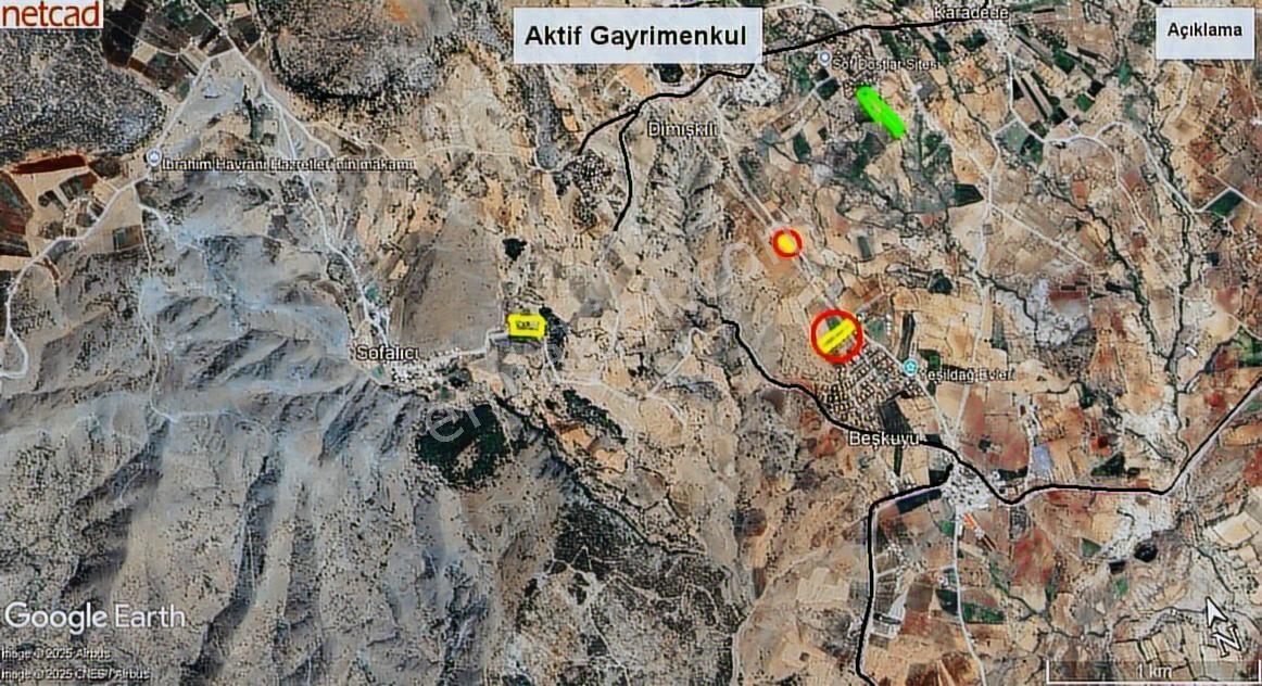 Aktif'den Satılık Asfalt Üzeri Bağ Evlik Arazi.... - Görsel 16