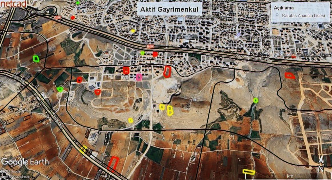 Aktif'den Yüksek Konumda Satılık Villa Arsası.. - Görsel 4