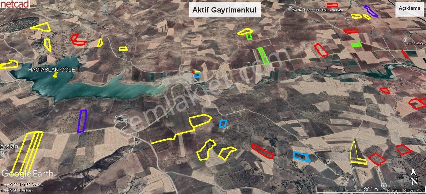 Aktif'den Mükemmel Manzaraya Sahip Satılık Bakımlı Arazi. - Görsel 25